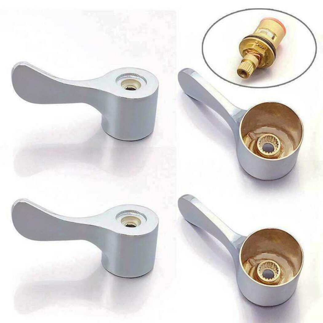 Basin Sink Tap Reviver Replacement Lever Heads Conversion Kit 1/4 Turn Use Sink Faucet Flush Valve Replacement Rod Head Convers