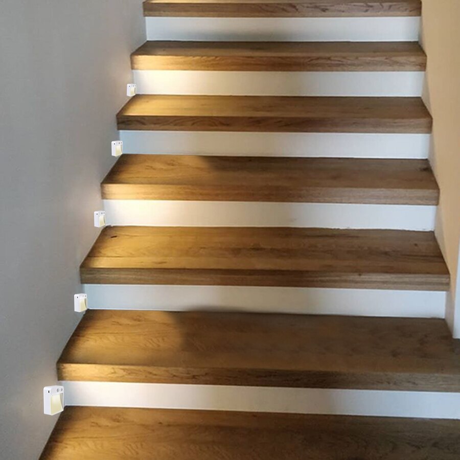 Led Night Lights For Home PIR Motion Sensor Night Light Lamp Smart Motion Sensor Baby Children's night light Warm White Lights: 1 Pcs