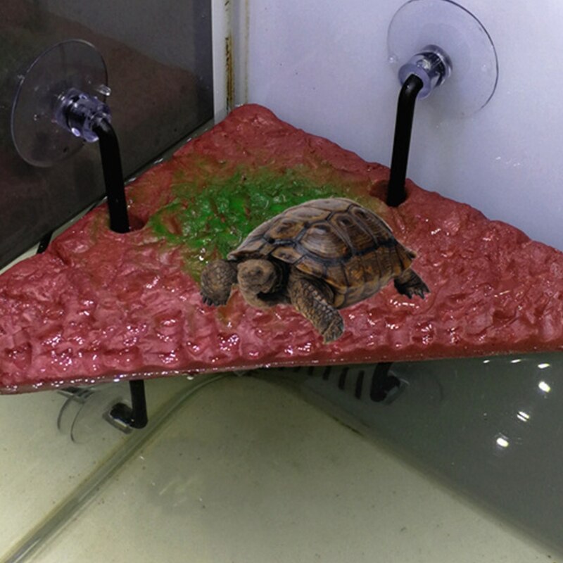 Turtle Platform Floating Turtle Pier Rectangular Triangle Terrapin Dock PU Foam Aquarium Float Decoration Bask Terrace