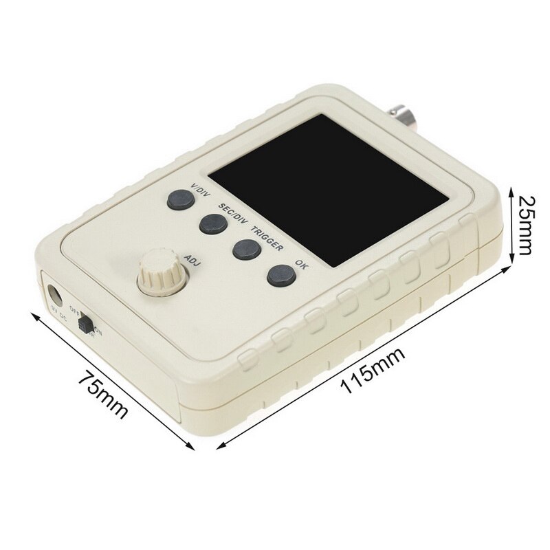 5M bandwidth 20MSps sampling rate Adjustable Digital oscilloscope Handheld mini portable digital oscilloscope