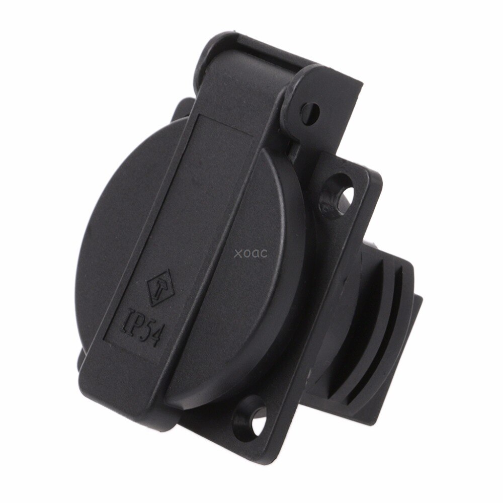 AC 250V 16A German Standard Power Outlet Single Plug Waterproof Wall Socket M30