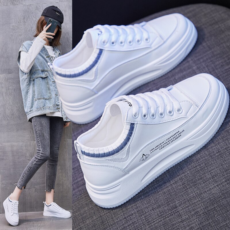 Q1602 spring white shoes