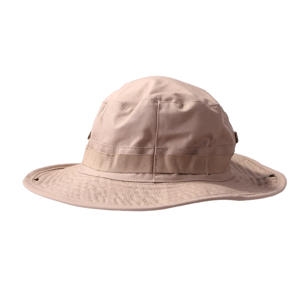 Camuflaje sombrero mexicano protector solar para deportes al aire libre de pesca Camping senderismo: Khaki