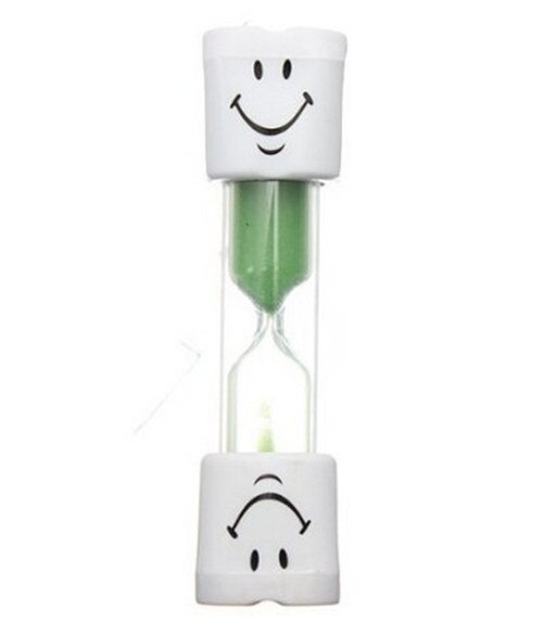 1 Pc Kinderen Borstelen Timer Smiley Tanden Zandloper Drie Minuut Timer Een Verscheidenheid Van Kleuren Kan Kiezen: as picture