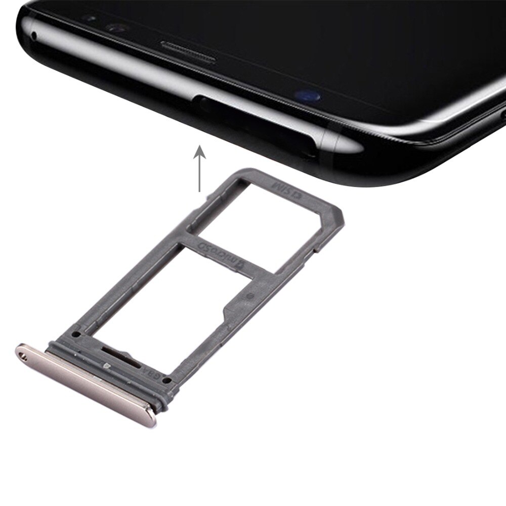 Für Galaxis S8 SIM Karte Tablett + Mikro SD Tablett
