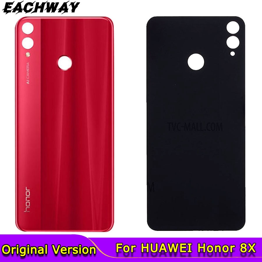 Original for HUAWEI Honor 8X Battery Cover Rear Glass Door Housing Case Back Panel For HUAWEI Honor 8X Battery Cover + Adhesive