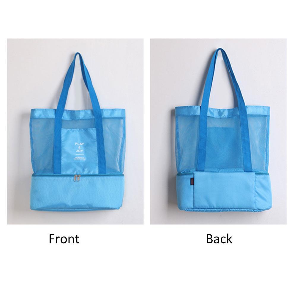 Cooler Picnic Bag Insulated Picnic Bag Travel Outdoors Storage Waterproof Beach Heat Preservation Portable Carry Tote