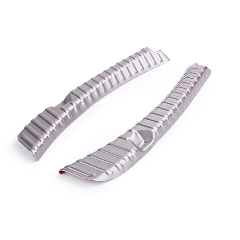 Kofferbak Bumper Voor Tesla Model 3 Auto Achter Boot Cover Trunk Inner Guard Kofferbak Bumper Protector Accessoires: GRAY