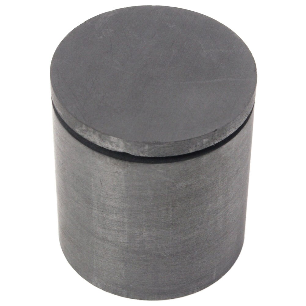 High Purity Graphite Melting Crucible Casting With Lid Cover 40*40mm For Silver&black