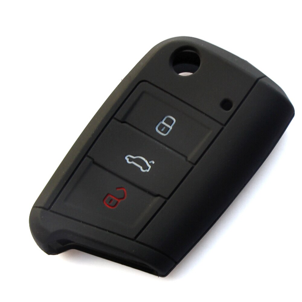 Silicone Key Case Cover Voor VW Polo Golf 7 Tiguan voor Skoda Octavia Kodiaq Karoq voor SEAT Ateca Leon Ibiza