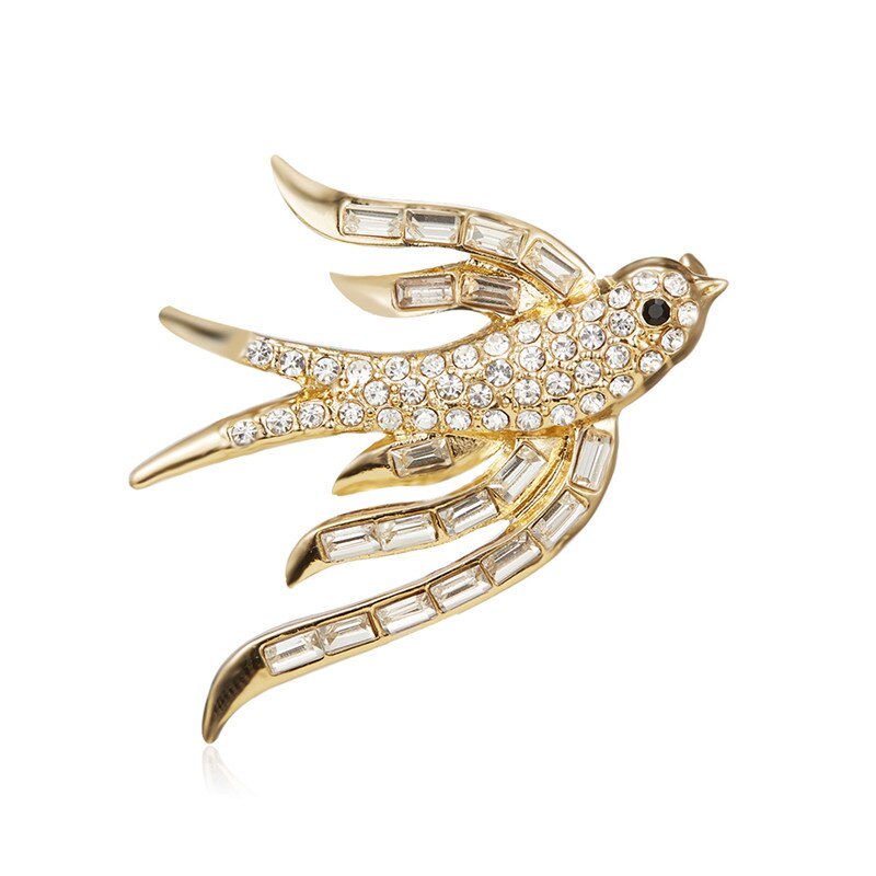 Kristallen dragonfly broches voor vrouwen pins goud kleur rhinestone revers pin sjaal broche broche kerstpakketten top