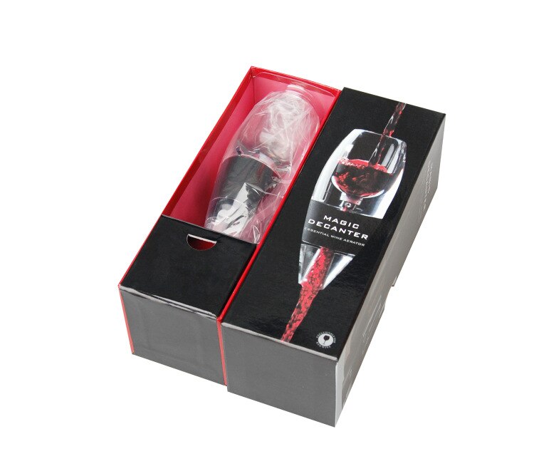 Red Wine Aerator Mini Filter Magic Decanter Essential Wine Quick Aerator Wine Hopper Filter bar Essential Equipment Set: Default Title