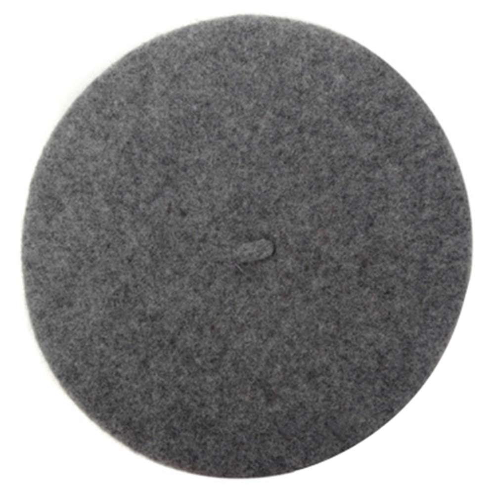 Dropshiping elegent britisk dame kvinner strikket beret lue ski luer tam cap lue  dg88: Grå
