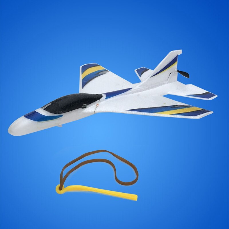 Elektrische Vliegtuig Fighter Bubble Plane Fixed-Wing Hand-Thg Vliegtuigen Model Lichtgevende Uitwerpen Speelgoed