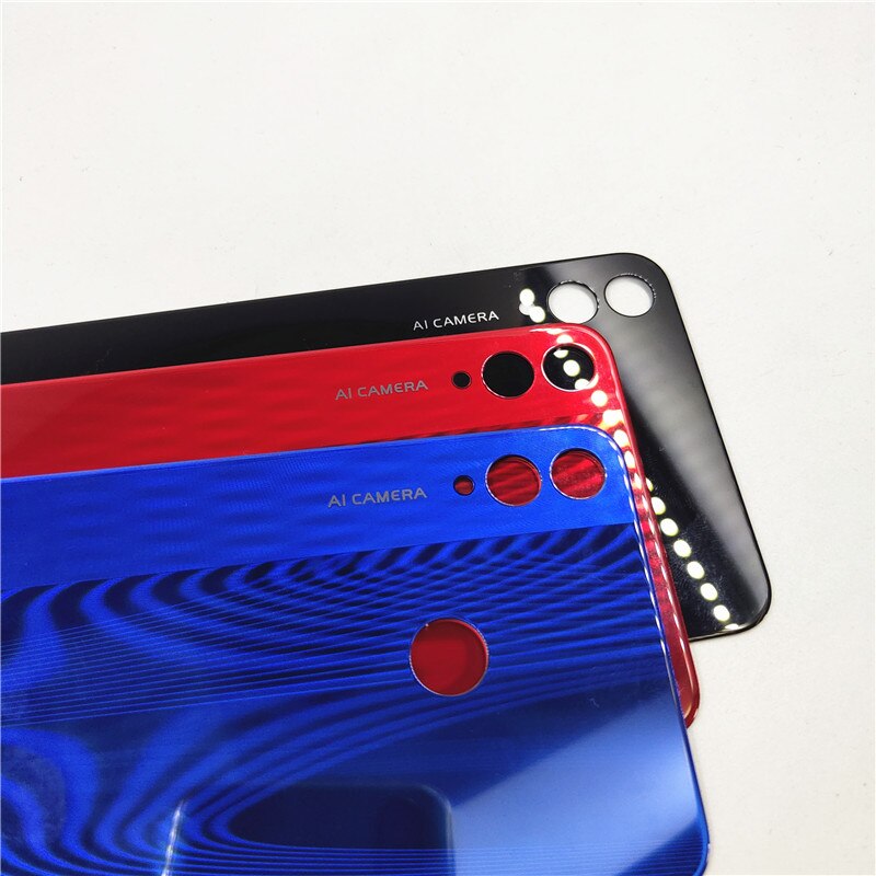 Boîtier de batterie arrière pour Huwei Honor 8X 8 X, panneau en verre avec autocollant adhésif de remplacement