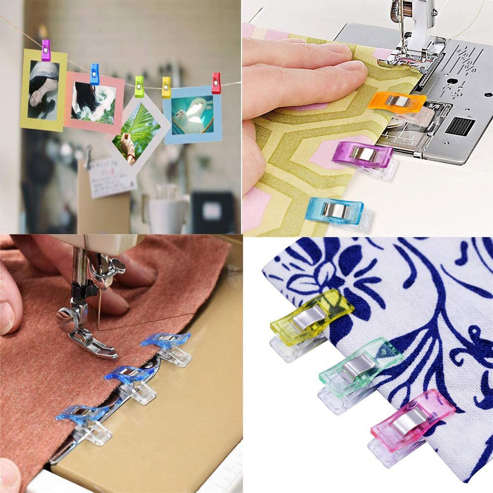 10/50Pcs DIY Sewing Clips Patchwork Accessories Fabric Clamps For Quilting Craft Sewing Needlework Plastic Clips Sewing Supplies
