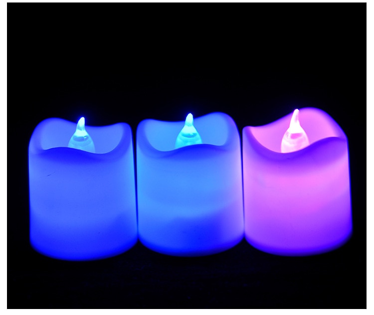 Giocattoli di plastica per bambini A LED atmosfera Di Natale regali giocattoli luminosi candele elettroniche