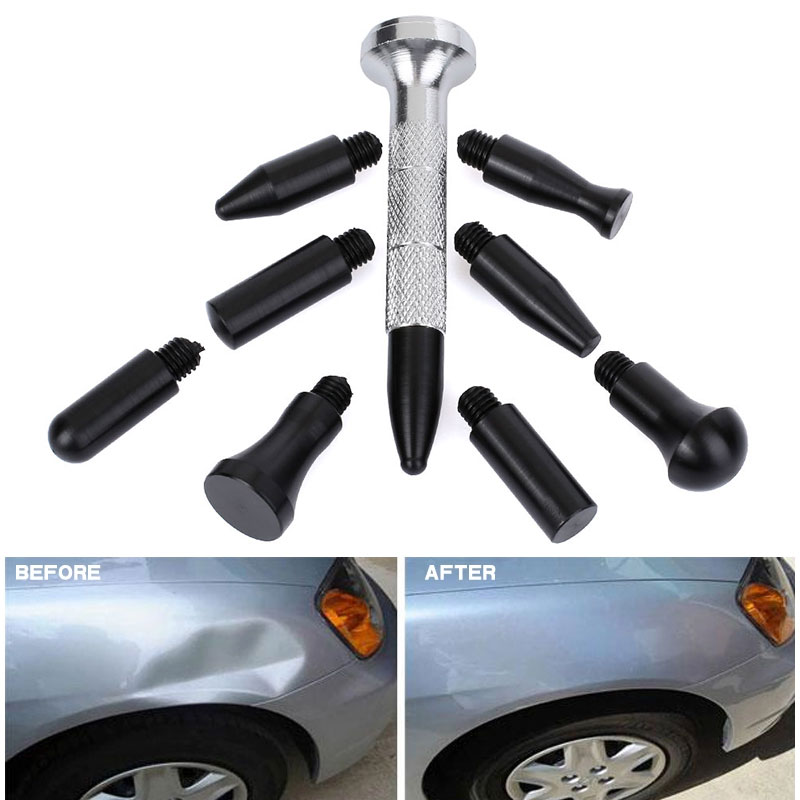Vehemo 9pcs Dent Repair Kit Tools Kits Afvlakking Pen Deur Dent Remover voor Auto Body Automotive Voertuig voor Universele