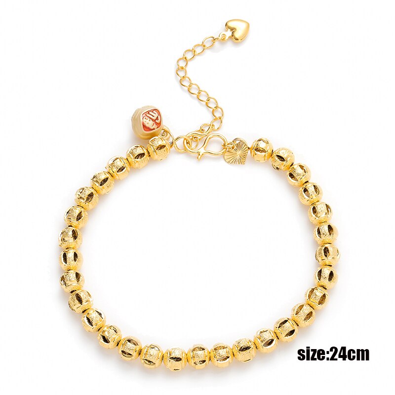 Plated 24K Gold Bracelet Multi Shape Punk Curb Cuban Chain Gold Bracelets Flowers Bangle Fox Fish Wife Fiance Collect: style-13