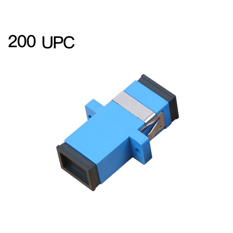 Adaptador de conector óptico SC APC/fibra UPC, acoplador simple monomodo, 50-200 Uds.,: 200pcs SC UPC