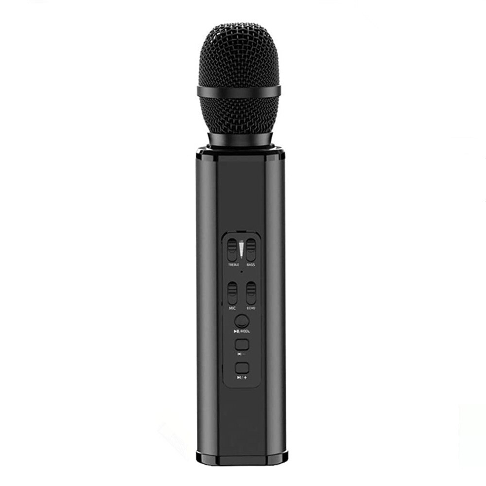 Micrófono K6 para teléfono móvil, accesorio inalámbrico compatible con Bluetooth, varios dispositivos: Black K6