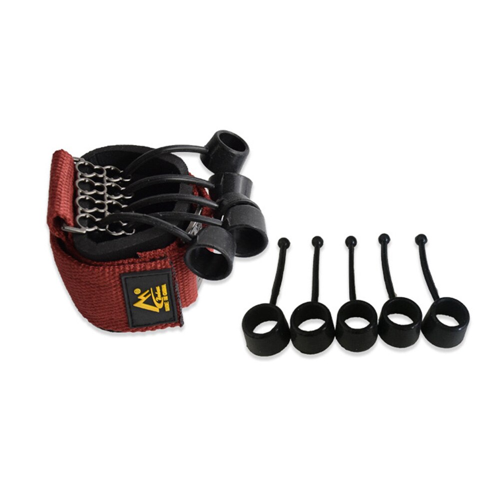 Finger Gripper Strength Trainer Extensor Exerciser Finger Flexion Extension Training Device With Resistance Band Finger Strength