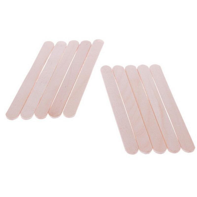 50pcs Popsicle Stick Ice Cube Maker Cream Tools Model Special-Purpose Wooden Craft Stick Lollipop Mold Accessories