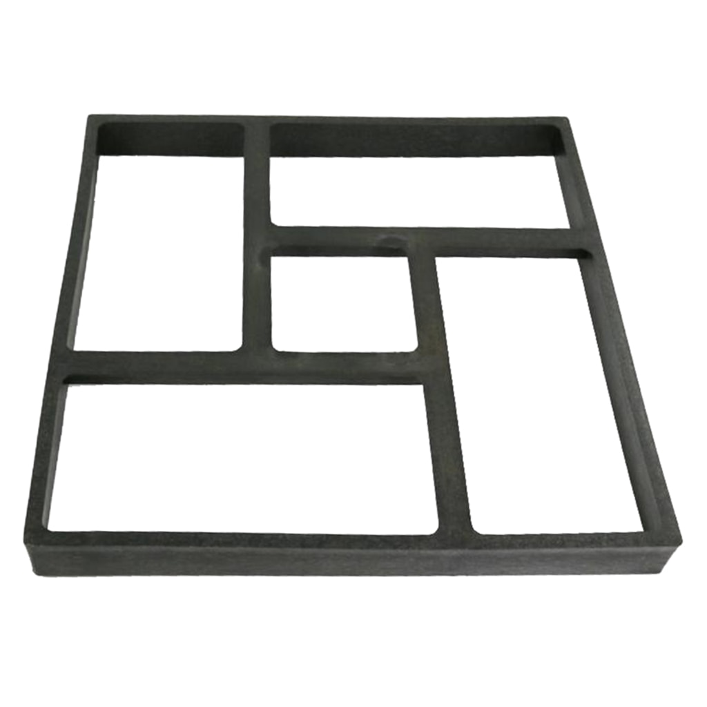 Platz Beton treten Stein Fertiger Formen, Wiederverwendbare DIY Weg Hersteller für Rasen Garten und Terrasse, 40x40cm