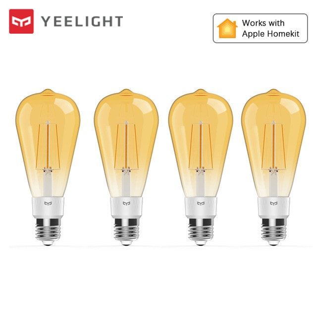 Original yeelight smart LED Filament bulb YLDP23YL 500 lumens 6W Lemon Smart bulb Work for Apple homekit and mijia app