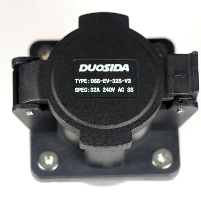 SAE J1772 EV Charger Socket Vehicle Inlet Type 1 Fit 16/32 AMP AC Inlet EV Charging Socket