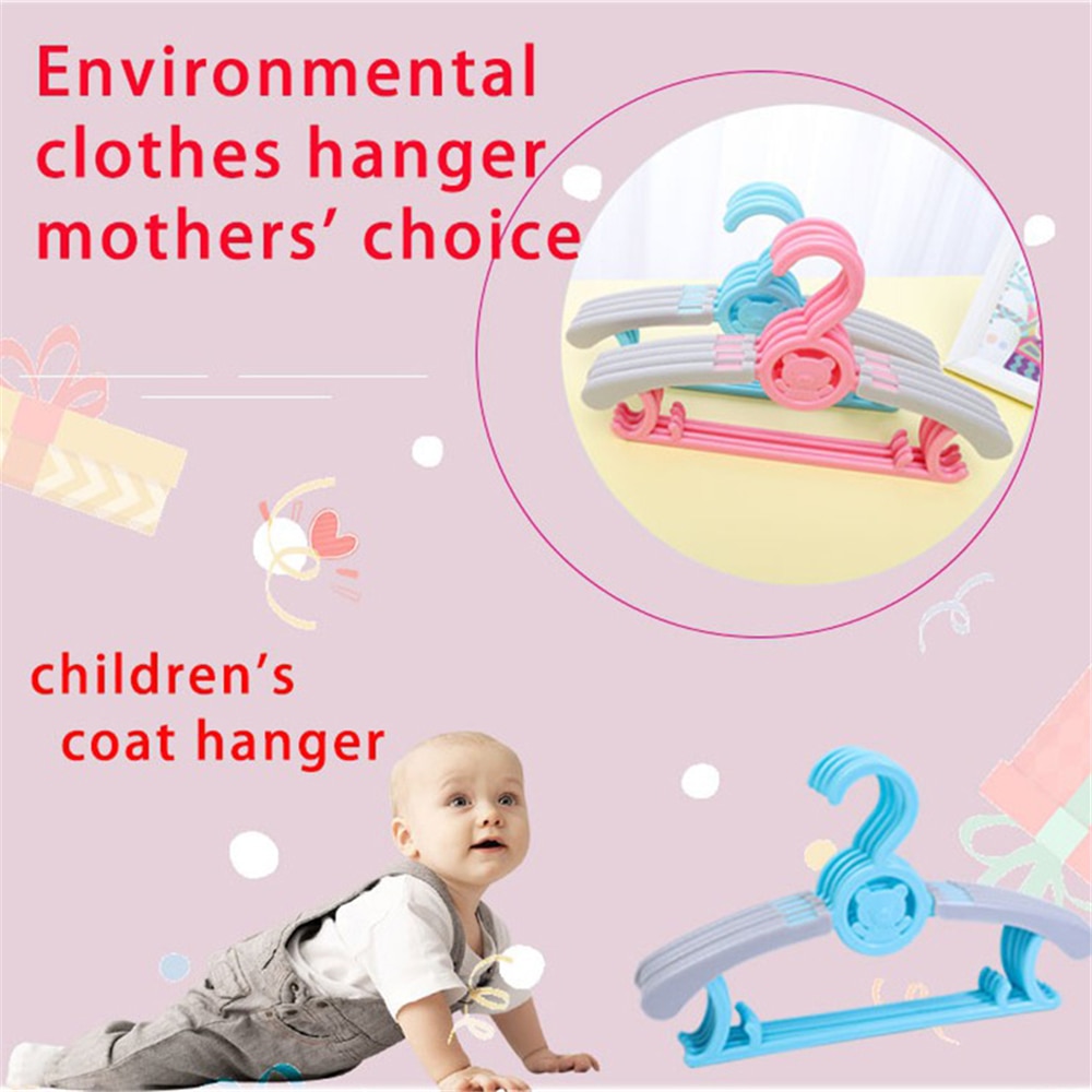 Newest Adjustable Clothes Hanger Rack Plastic Towel Display Hanger For Baby Adults Children Kids Clothing Drying Rack Hanging