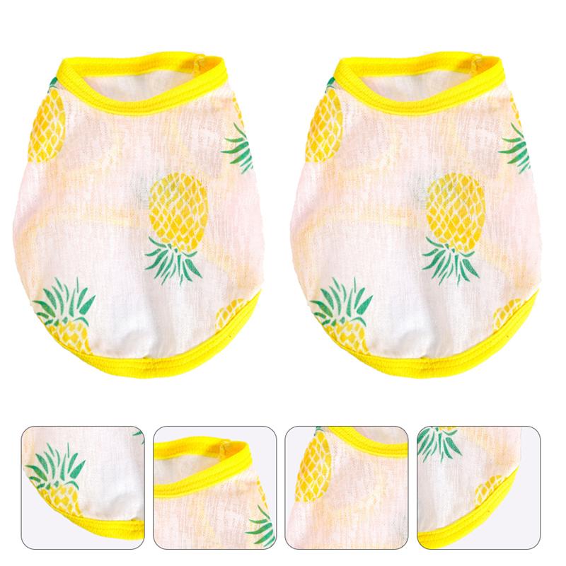 2Pcs Grappig Chic Cavia Kleding Huisdier Kleding Voor Thuis Outdoor: Default Title