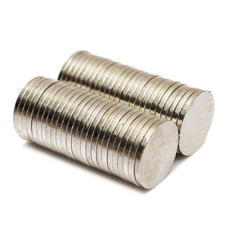 50 Stuks 10X1Mm Multipurpose Super Strong Ronde Schijf Zeldzame Aarde N50 Ndfeb Magneten Koelkast Ambachten Voor Akoestische veld Elektronica