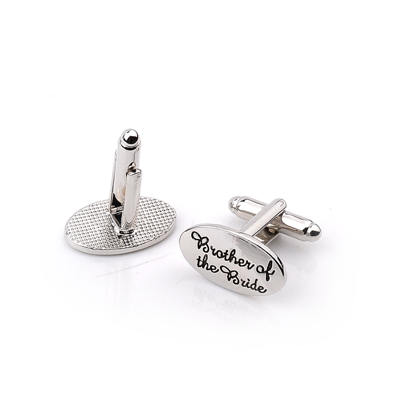 Boutons de manchettes pour hommes, bijoux de mariage ovales, 13 styles, marié/meilleur homme/meilleur ami chemise française, liens pour mariage,
