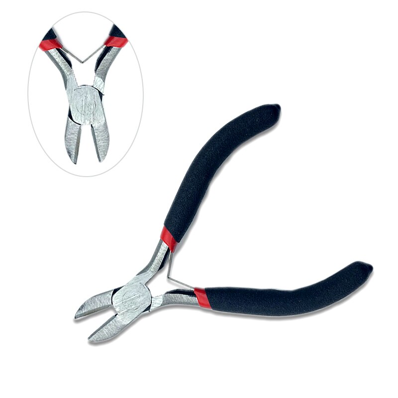 Ferronickel Carbon-Gehärtetem Stahl Runde Nase Ende Schneiden Schmuck Zangen Werkzeug DIY Ausrüstung Zangen Fit Handwerk Beadwork Reparatur: 00507