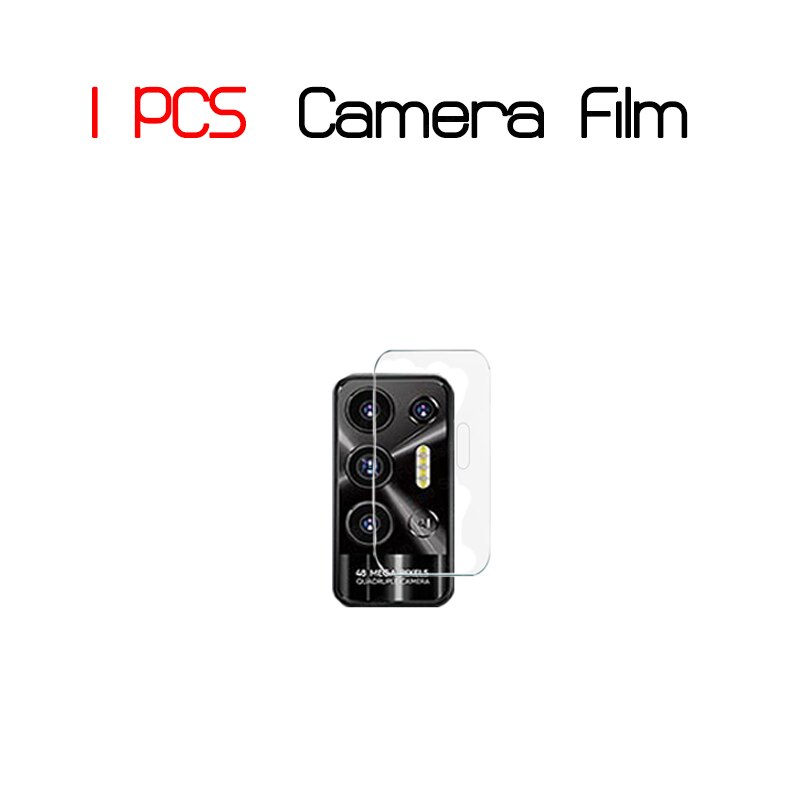 4 In 1 Hydrogel Film Voor Tecno Pova 2 Screen Protector Beschermende Films Voor Tecno Pova 2 Pova2 Veiligheid Film niet Glas: 1 X lens Film