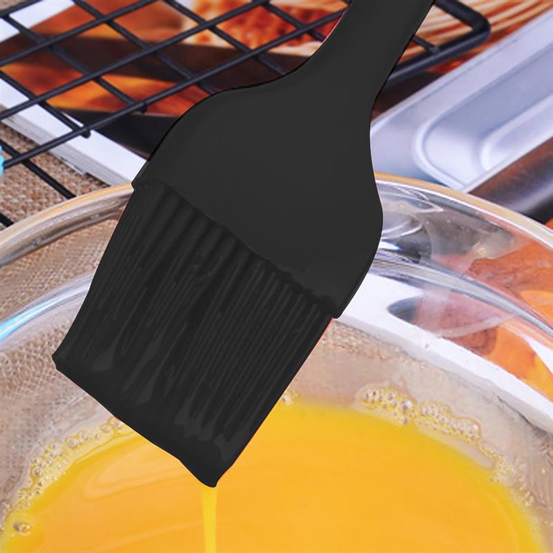 1 pièce brosse à badigeonner en silicone,Kapmore, accessoires outils de cuisson au gril à l&#39;huile résistante à la chaleur, alimentaire, BBQ