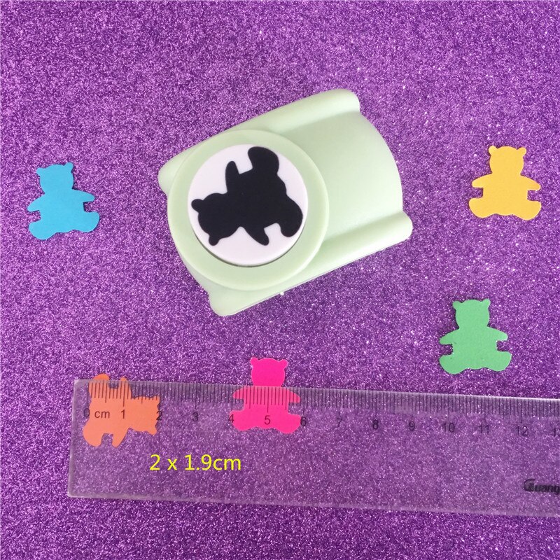 1 ''/20mm Urso Forma perfurador do ofício para scrapbooking papel perfurador cortador de papel do scrapbook furadores artesanais animal buraco soco