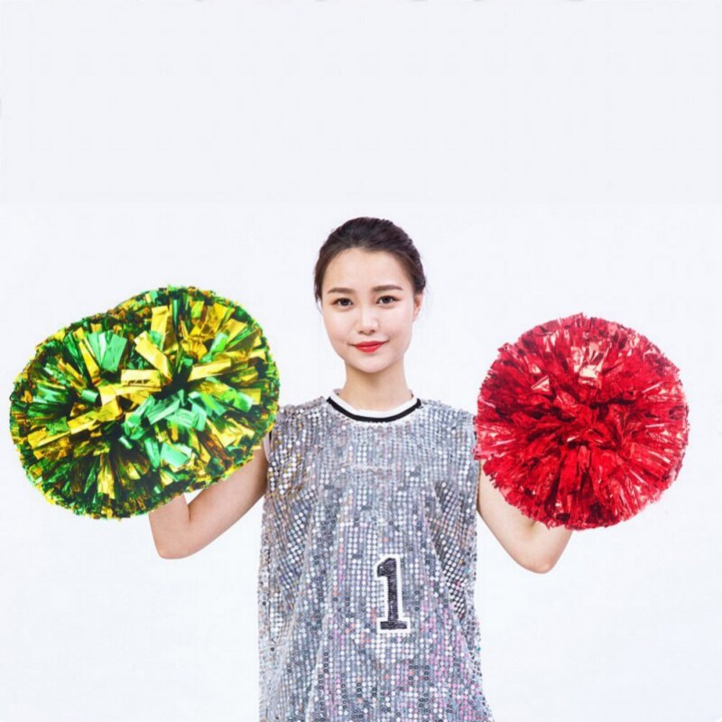 32cm 2Pcs Game Pom Cheerleading Decorator Sports Match Vocal Dance Party Concert Decor Teamsports Supplies