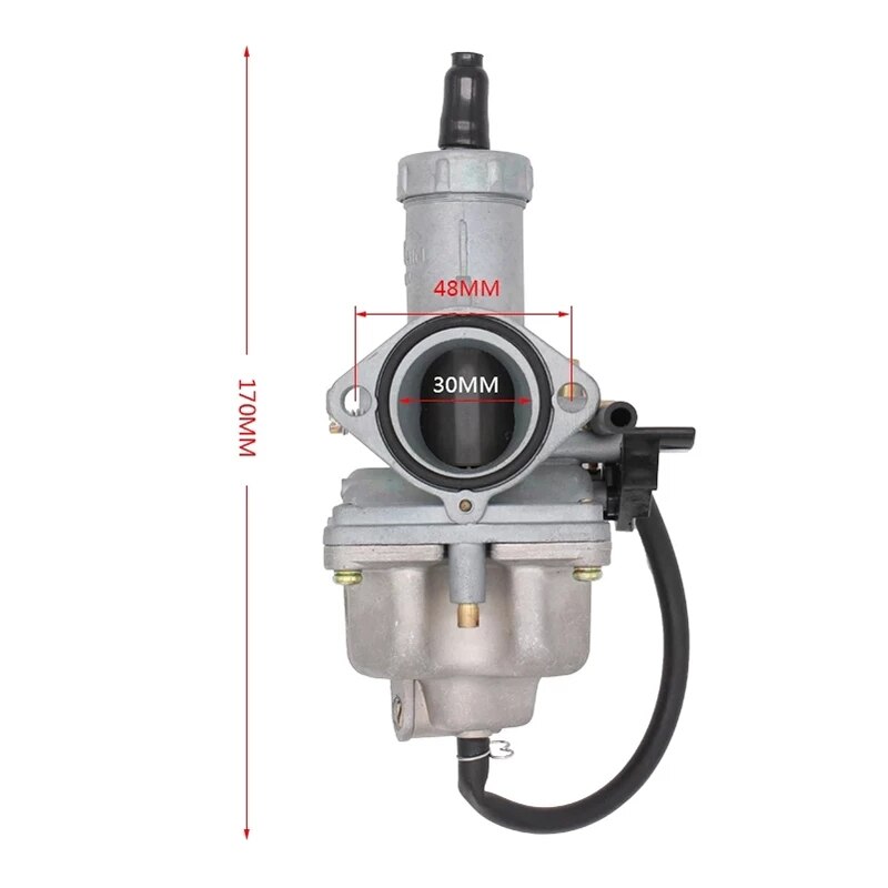 Motorcycle Keihin PZ30 30mm Carburetor Fit for 50cc 160cc 200cc 250cc ATV Dirt Pit Bike Accessories