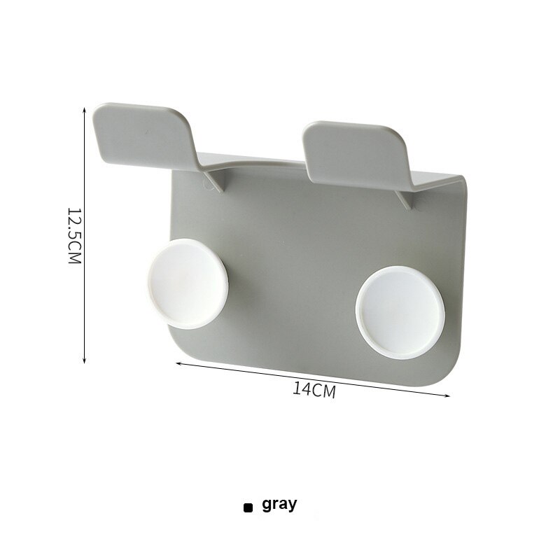 Föhn Wall Mount Houder Barth Wc Opslag Plank Plastic Zelfklevende Magazijnstelling Föhn Stand Badkamer Accessoires: 03 1pcs