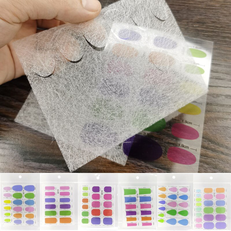 WUF Silk Fiberglass for Nail Extension Form Non-Woven Silks UV Gel Building Fiber French Acrylic DIY Manicure Accessory
