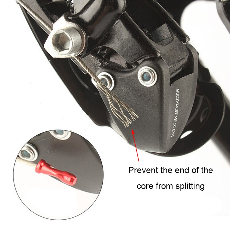 20Pcs MTB Bike bicycle brake cable end Mountain Bicycle Bicycle line tail cap Bike Brake Line Inner Cable End Bicycle Part