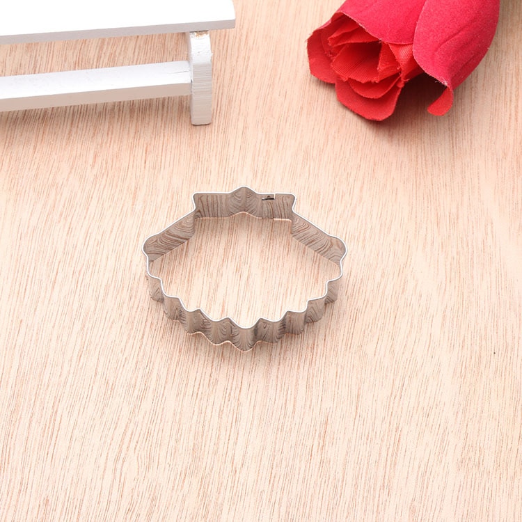 1pcs Stainless Steel Cookie Cutter Shell Shape Fondant Sugarcraft Cookie Biscuit Cutter