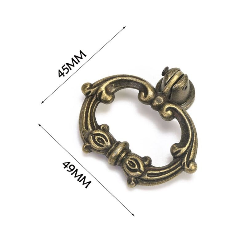 Antique Furniture Handles Drawer Cabinet Door Knobs Pull Handles Retro Decor: 7