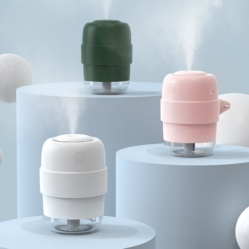 Humidifier Mini Desktop Air Atomizing Humidifier Moisturizing Silen Mist Maker Aroma Humidifier Oli Diffuser Portable Car