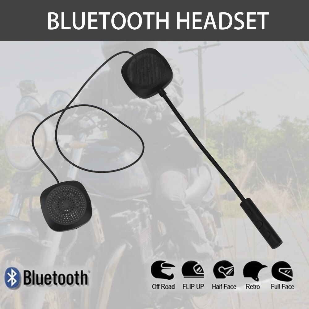 Bluetooth 5.0 draadloze  mp3- luidspreker motorhelm hoofdtelefoon handsfree stereo oortelefoon universele motorhelm headset