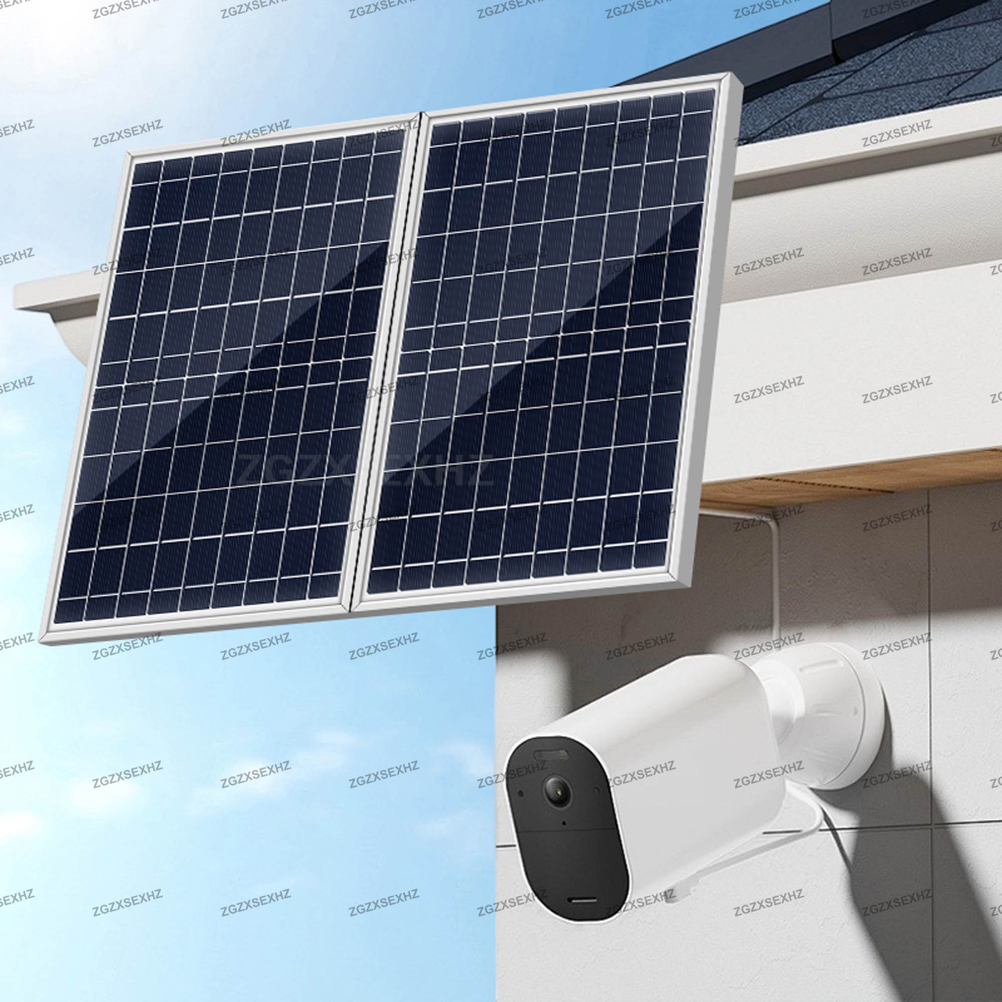 300W 12V Solpanel Kit - Komplett - 2 Paneler - Bärbar - USB Ström