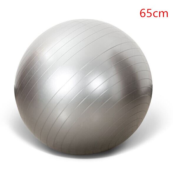 Sports Yoga Balls Bola Pilates Fitness Gym Balance Fitball Exercise Pilates Workout Massage Ball 45cm 55cm 65cm 75cm: 65cm Gray