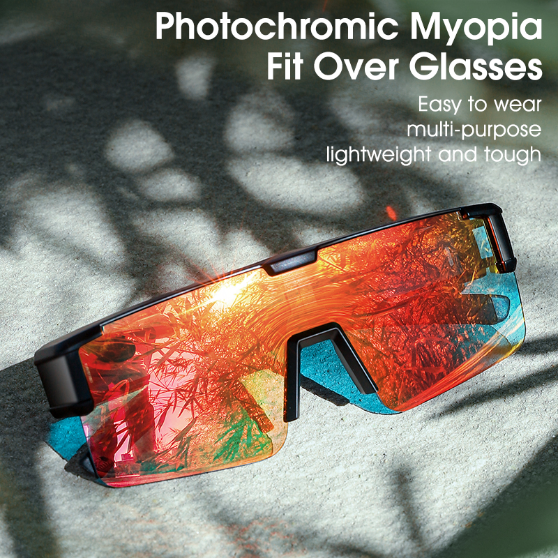 WEST BIKING Fietsbril Meekleurende MTB Racefiets Bril UV400 Bescherming Zonnebril Sport Gepolariseerde Brillen Bril